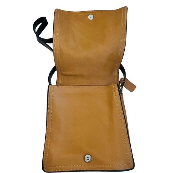 Vintage Coach Monterey Flap Top Leather Crossbody Shoulder Bag Purse - Picture 12 of 16